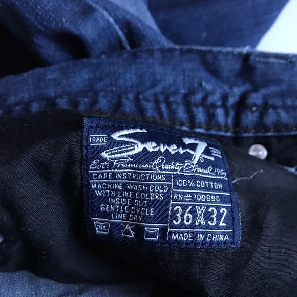 Sold ❌Seven7 Jeans Straight Fit - Men’s 36x32 - Picture 6 of 6